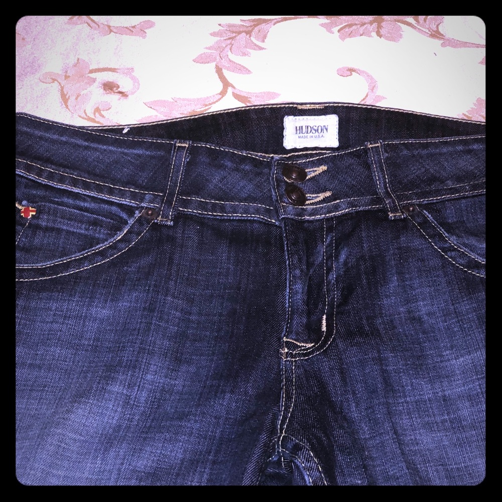 Lightly worn, Hudson bootcut jeans. Size 28/6